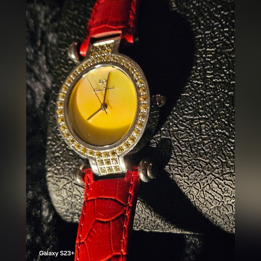 Lucien Piccard Iced Out With MOP Dial - Picture 2 of 7